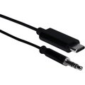 Qvs QVS CC2237-06 6 ft. USB-C Male to 3.5 mm Male Audio Active Adapter Cable CC2237-06